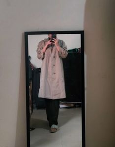 Korean Style Khaki Trench Overcoat