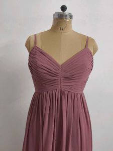 Mauve Chiffon Gown
