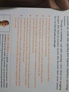 Self Help Book By the Author Robin Sharma.