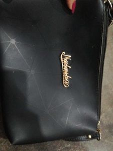 Totally New  Black Geometric Crossbody