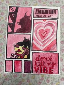 Handmade Baddie Art Canvas