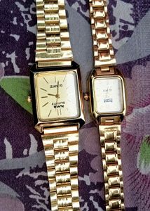 Male Female Watches Combo