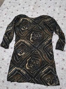 Printed 3/4 Sleeve Top