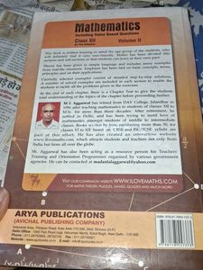 Class 12th ML Agarwal Volume 2