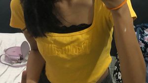 Yellow Crop Top