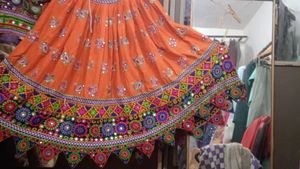Garba Choli Orrenge