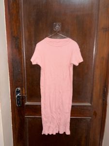 Pink T-Shirt Dress