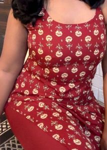 Red Floral kurta set (item 25)