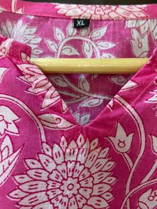 Women’s Pink Floral Print Co-ord (xl)