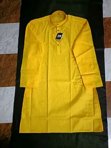 Mens Yellow Kurta