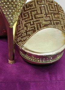 Rhinestone Embellished Sandal