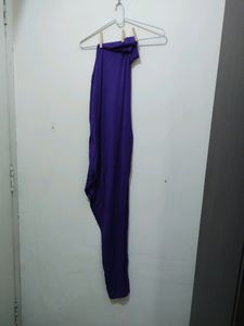 Purple Viscose Dhoti Salwar