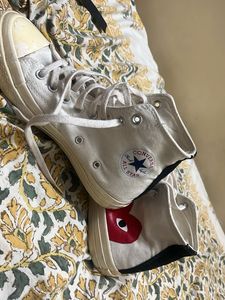 CDG Converse High Tops