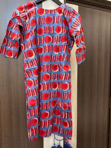 Red Blue Kurti