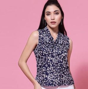 Floral Sleeveless Top
