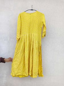 Yellow Nyra Kurti