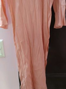 Small Peach Kurta For Women Unworn
