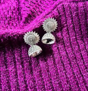 Sunflower Jhumka Earrings