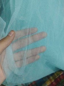 8 metar net fabric light blue colour