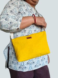 Cotton Canvas Sling Bag
