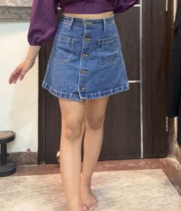 Imported Denim Skirt