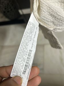 Zara Textured Tie Sleeve Top