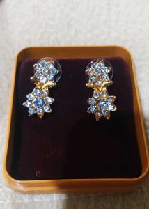 unused  one gram  earrings  with quality st