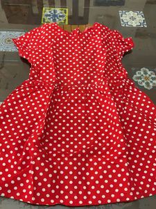 Red Polka Dot Girls' Dress