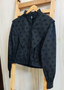 Black Eyelet Blouse size-36-38