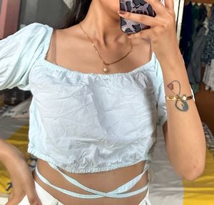 Light Green/ Blue Color Top