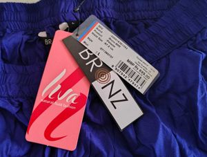 Royal Blue Sharara /Plazo New With Tag 2 Pockets
