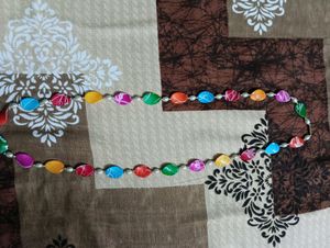 Multi Colour Long Stone Chain