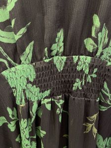 Fit And Flair Midi Print Dress From Mango