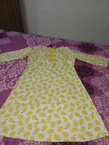 Lemon Print Dress