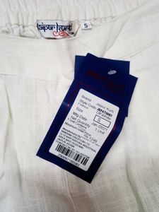 Off-white Cotton Trousers