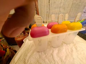 Colorful Ice Pop Molds - Set of 6