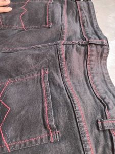 Stylish Red Line New Jeans