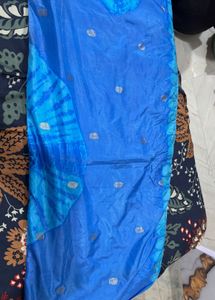 Blue Dye Look Saree