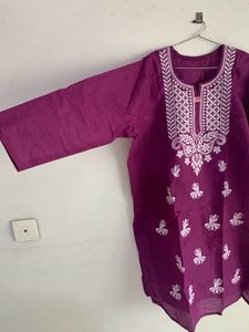 BRAND NEW CHIKANKAARI KURTA