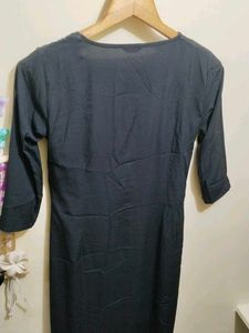 Stylish Grey Printed Dress