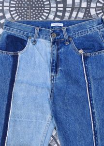 Unique Patchwork Jeans size -28