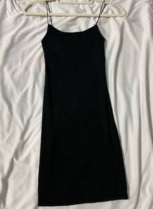 Zara fitted Mini spaghetti strap dress Size Small