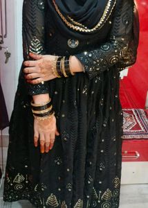 Black Sequence Gown