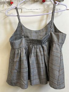 Plaid Cami Top