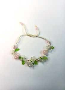 Beautiful Handmade Beaded Floral Bracelet