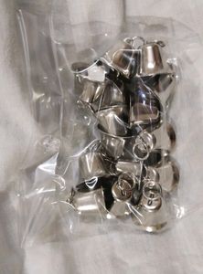 Red Faceted 🔴Beads and 🔔 Bells