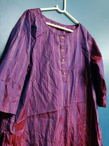 Striped Purple Kurta