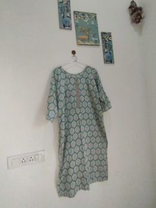 Elegant ✨Blue Printed Kurta Set💙🐥