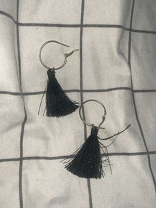 Tassel Hoop Earrings