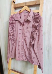 Designer Cotton Shirt Size-38-L